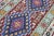 1960s Oriental Style Handmade Blue Oushak Kilim Rug For Sale - Image 4 of 9