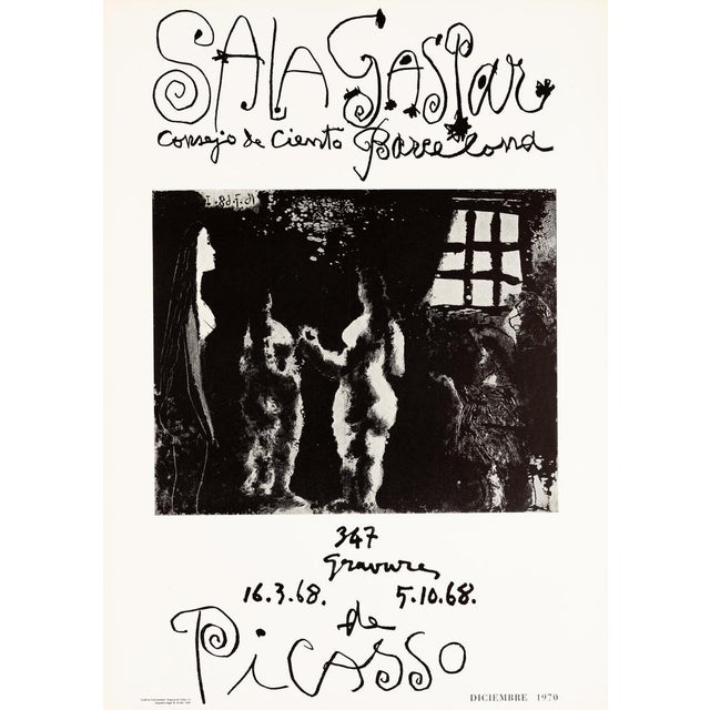 Pablo Picasso, 347 Engravings, Original Lithograph Poster For Sale - Image 7 of 7