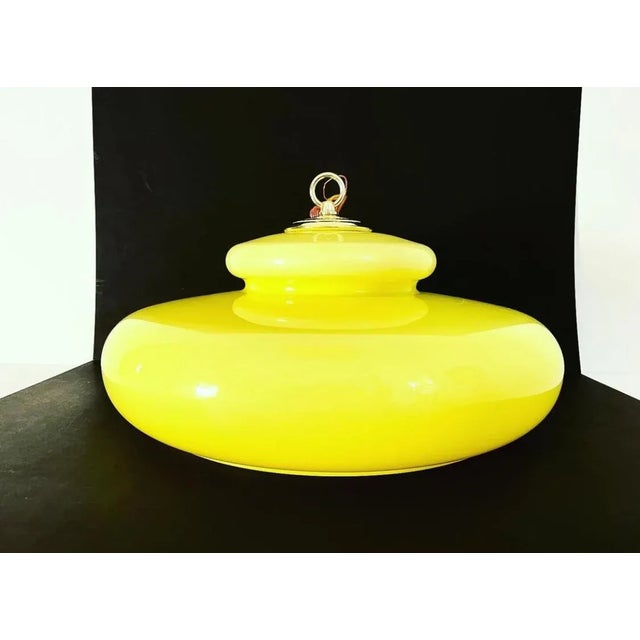 Metal Italian Modern Pendant Chandelier For Sale - Image 7 of 11