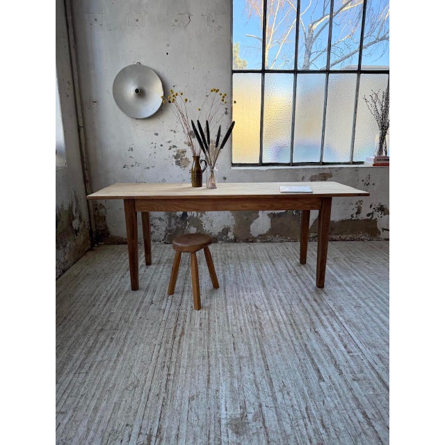 Pine and Oak Farmhouse Table, 1950s For Sale - Image 18 of 18
