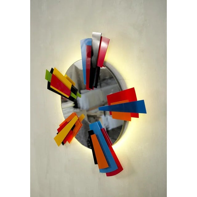 French Lighting Mirror, 2000 For Sale - Image 4 of 8