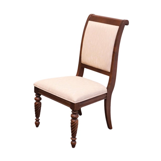 BROYHILL FURNITURE British Empire Collection Cherry Dining Side Chair 7325-83 41" High 24" Wide 21" Deep Seat: 19.5" High...