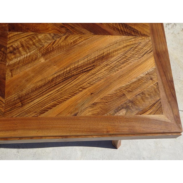 Walnut Extendable Dining Table, 1950s For Sale - Image 9 of 18