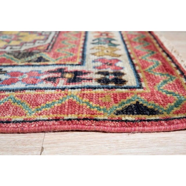 Contemporary 8x10 Brown Hand-Knotted Wool Tiled Starburst Classic Traditional Carpet Rug For Sale - Image 3 of 7