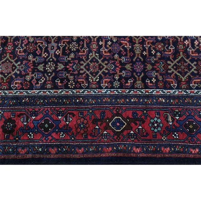 1920s Old Persian Bijar Runner Rug 3’4″ X 17’6″ For Sale In Dallas - Image 6 of 12