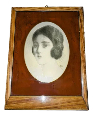 Paul Colin, Portrait of a Girl, Etching, 1930s