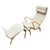 Bruno Mathsson Chaise Lounge and Ottoman For Sale