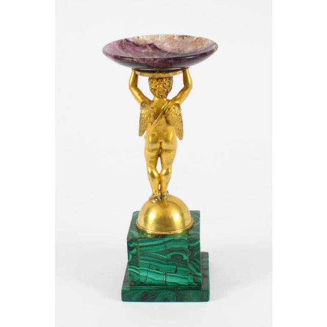 Antique Regency Ormolu Cherub Tazza For Sale - Image 12 of 17