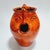 Vintage Orange Glazed Ceramic Face Jug, 1960s For Sale - Image 4 of 15