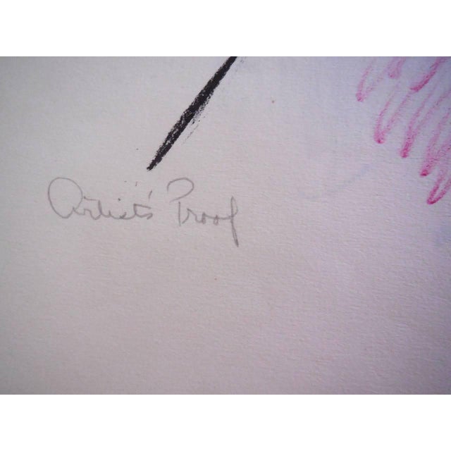 Post Impressionist Marcel Vertès, Circus Trapeze Acrobat For Sale - Image 3 of 3