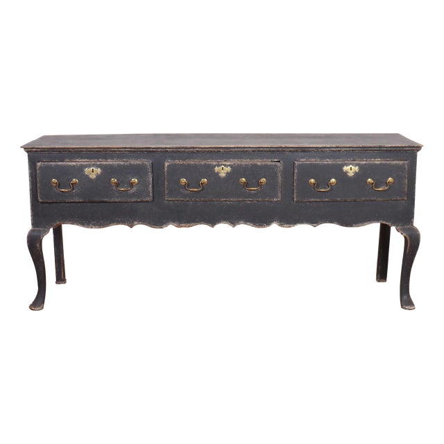 English Cabriole Leg Dresser Base For Sale