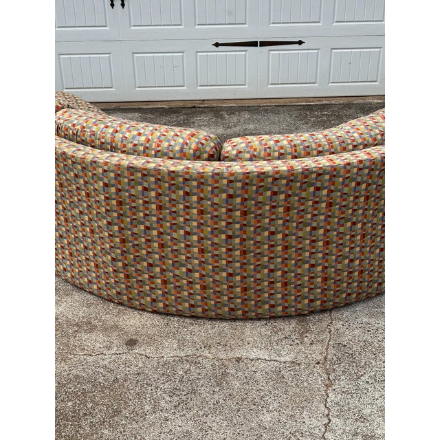 Vintage Thayer Coggin Postmodern Wraparound Sectional For Sale - Image 16 of 18