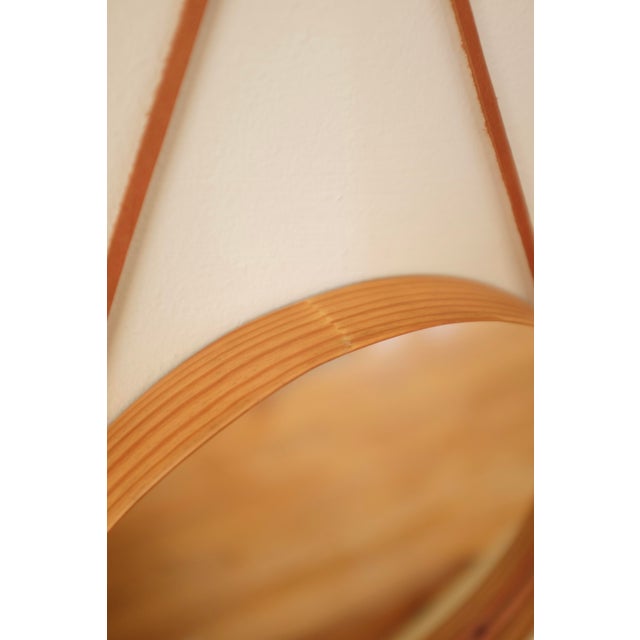 1960s Pine Wall Mirror by Nils Troed For Sale - Image 4 of 13