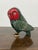 Sudha Hand-Painted Wooden Owl Figurine For Sale - Image 4 of 12