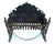 I love the Fleur-de-lis design on the top of the cast iron basket! This is a really beautiful piece that is well crafted...