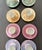 Rare Complete 1990s Pottery Barn Japanese Iridescent Demitasse Set — 16 Pieces For Sale - Image 11 of 11