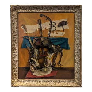 Southwestern Found Object Composition Still Life Painting