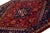 Red 4 X 5 Blue and Red Designed Shiraz Vintage Persian Wool Rug For Sale - Image 8 of 10