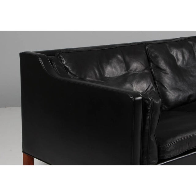 Wood 3-Seater Sofa by Børge Mogensen for Fredericia For Sale - Image 7 of 10