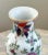 Chinoiserie Chinese Hand-Painted Tobacco Leaf Floral Vase For Sale - Image 3 of 7