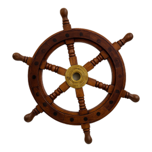 Wooden Ship’s Wheel Wall Decor
