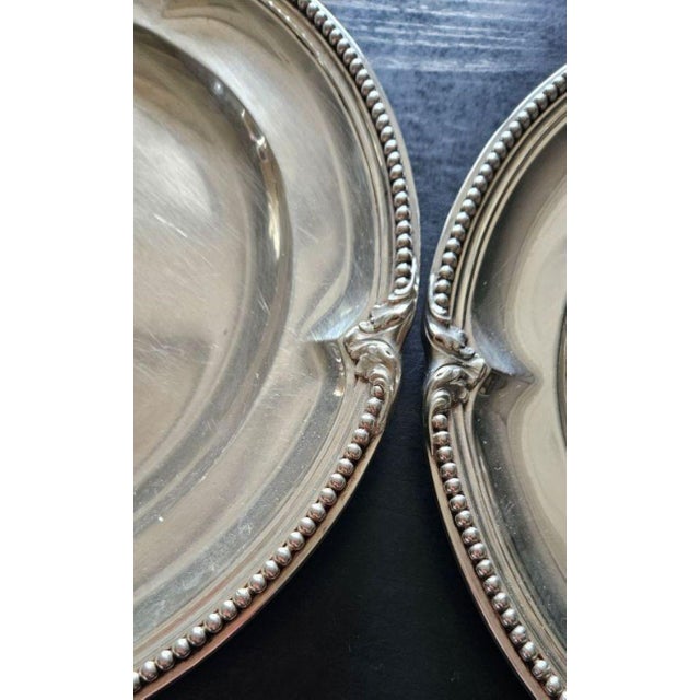 Rococo Rocaille Style Minerva Silver Dishes, Set of 2 For Sale - Image 3 of 15