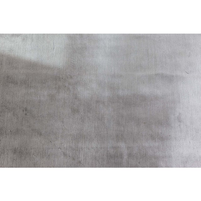 Contemporary Gray Silk Rug by Doris Leslie Blau For Sale In New York - Image 6 of 8