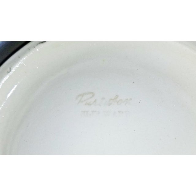 Large 1950s Mid-Century Modern Footed Serving Bowl by Purinton For Sale In West Palm - Image 6 of 6