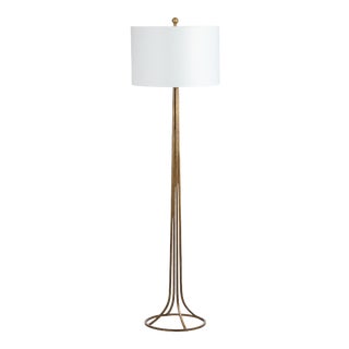60-Inch H Floor Lamp - Antique Bronze For Sale