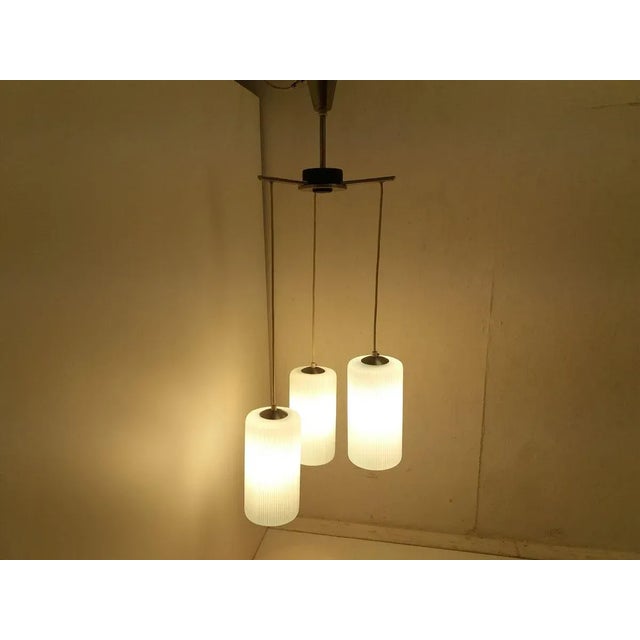 - Made in Czechoslovakia - Made of chrome, metal, glass - Re-polished - Fully functional - Good, original condition. This...