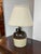Rustic Two-Tone Ceramic Jug Table Lamp, Vintage For Sale - Image 4 of 12