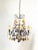 Stunning Vintage chandelier with Murano glass fruit in excellent vintage condition.