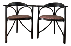 Model 91 Triangle Chairs by Michael Thonet, Set of 2