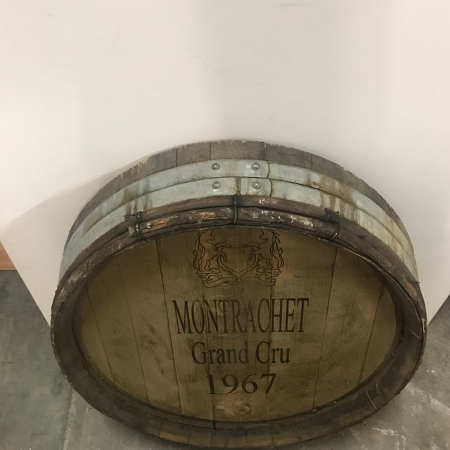 French Wine Barrel Top Chairish