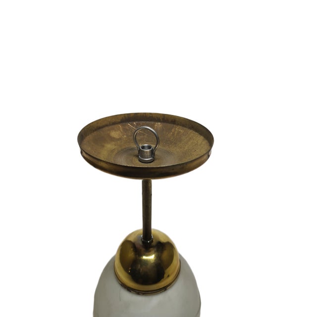 1960s Vintage Glass Pendant Lamp, Poland, 1960s For Sale - Image 5 of 7