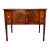 Antique Circa 1795-1810 English George III Flame Mahogany Cabinet Sideboard With Cellarette Drawers For Sale