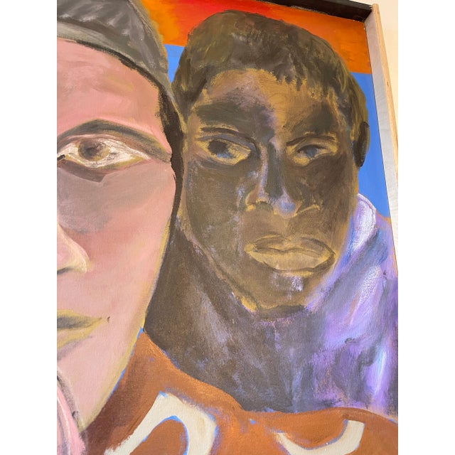 Contemporary Abstract Figurative Oil Painting by Renee Harwin, Framed For Sale - Image 11 of 12