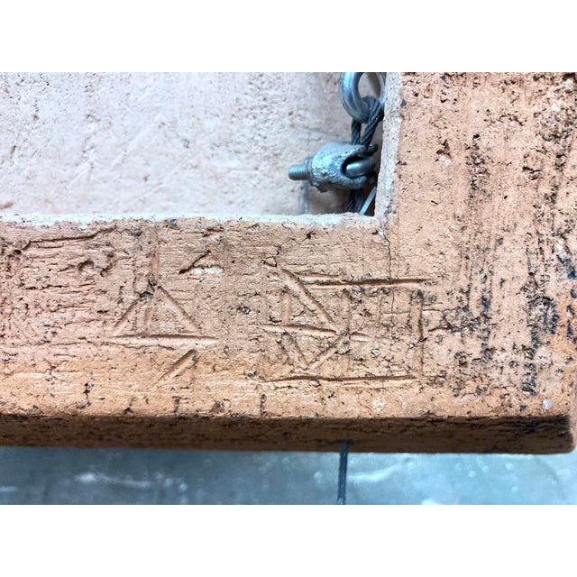 Framed Terracotta Wall Sculpture, 1980s For Sale - Image 14 of 18