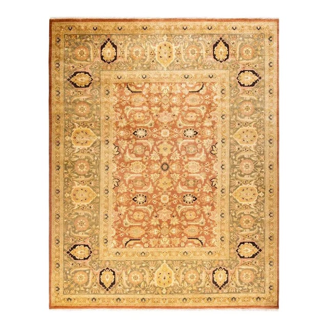 Brown Mogul, One-of-a-Kind Hand-Knotted Area Rug in Brown, 8' 3" x 10' 5" For Sale - Image 8 of 8