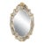 Venetian Mirror Large Early 20th Century Murano Crystal and Glass Venetian Style Mirror For Sale