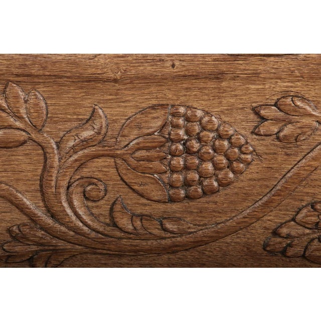 Antique Baroque Chest in Oak, 1784 For Sale - Image 4 of 18