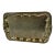 Vintage Brass Scalloped Edge Etched Tray For Sale