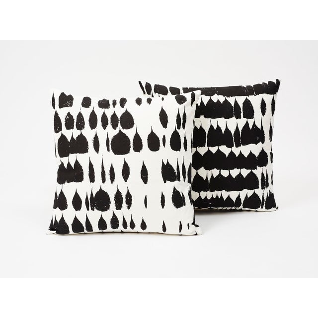 Black Schumacher Double-Sided Pillow in Queen of Spain Print For Sale - Image 8 of 11