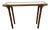 Vintage Gilt Console Table with Beveled Mirror Top from Deknudt, Belgium, 1980s For Sale