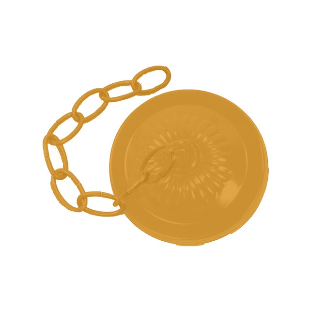 Vintage Six-Arm Tole Chandelier Hand-Painted in Gold, Green, and Red For Sale - Image 12 of 13