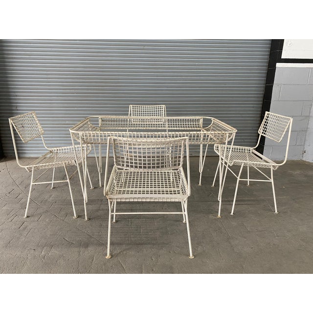 MidCentury Modern Terrace Dining Set 5 Pieces Chairish