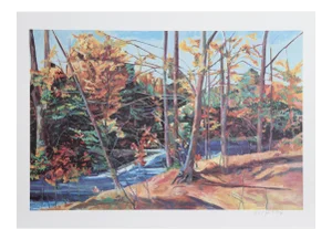 John Healy, Forest Stream, Lithograph