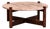 Brazilian Modern Coffee Table in Rosewood & Pink Granite, Fátima, 1960s For Sale