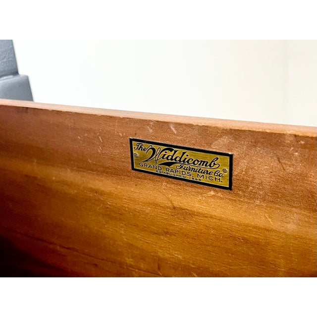 Vintage Widdicomb Deco Burl Chest of Drawers For Sale - Image 12 of 12