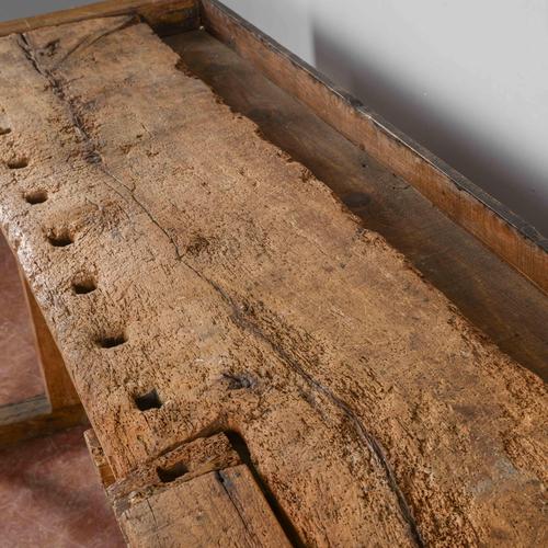 Carpenter's Work Table in Wood For Sale - Image 5 of 9